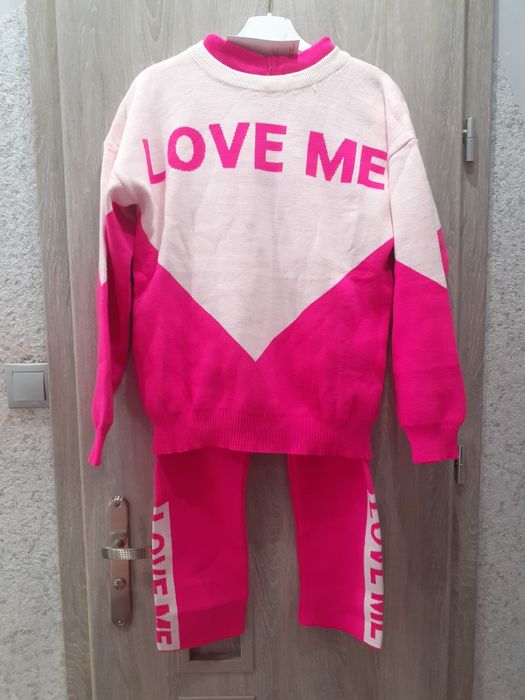 Komplet dresowy dzianinowy