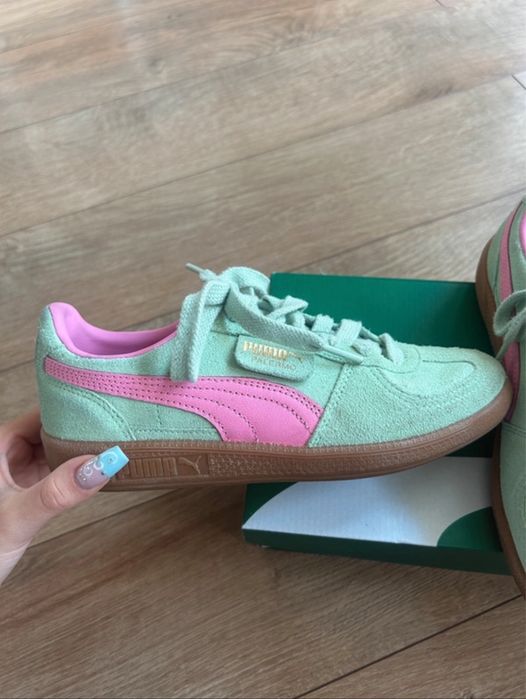 Zamszowe buty Puma Palermo