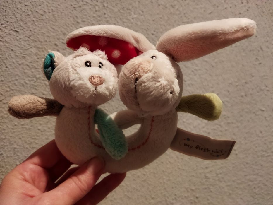 Брязкальце "Rabbit Tilli & Bear Taps" NICI.