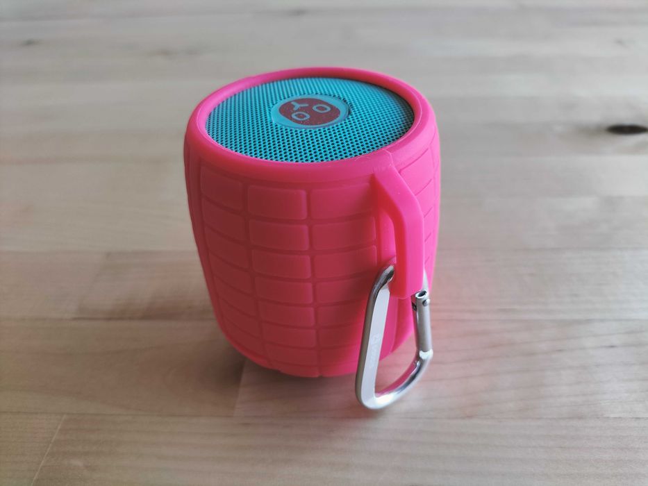 Coluna Bluetooth Goodis Sound Faces Red Blue
