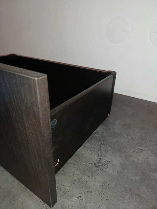 2 Estruturas de gaveta preto-castanho Besta do Ikea como Novas