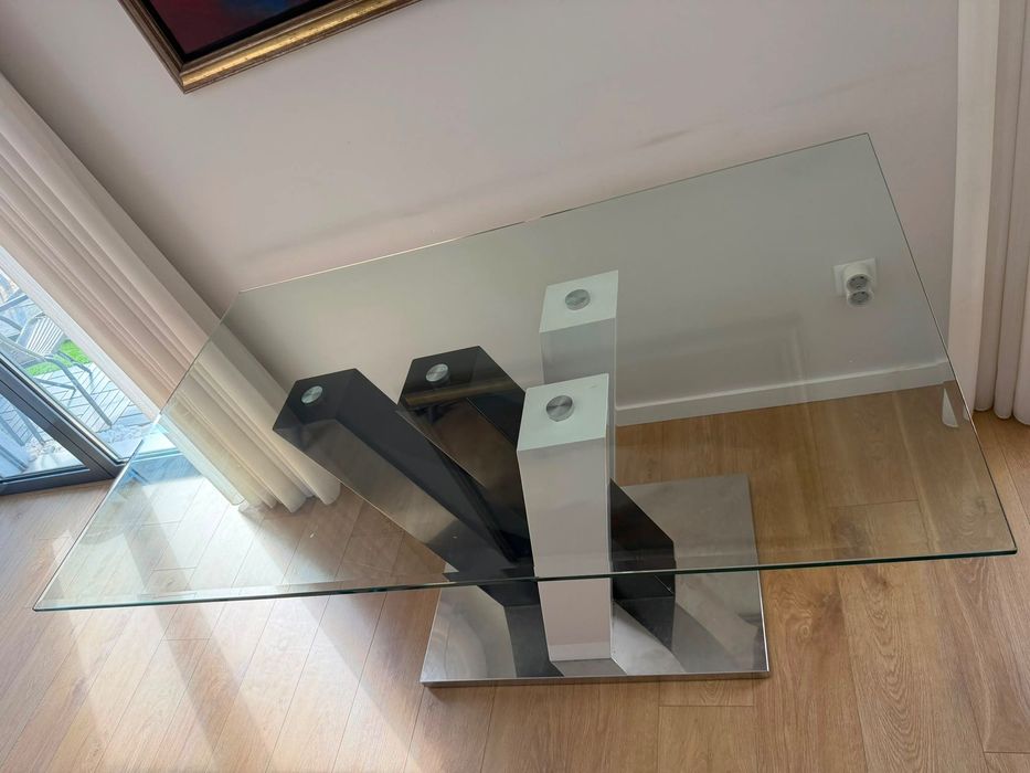 Mesa de Jantar de Vidro