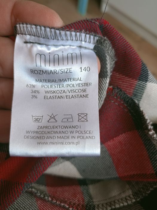 Sukienka w kratkę Minimi