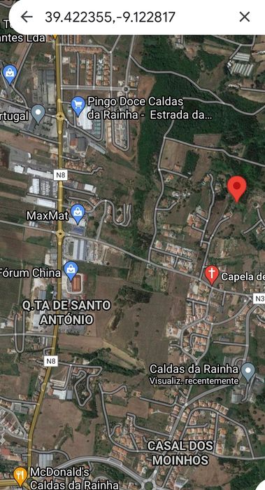 Terreno zona de Caldas da Rainha - Sao Jacinto/Coto