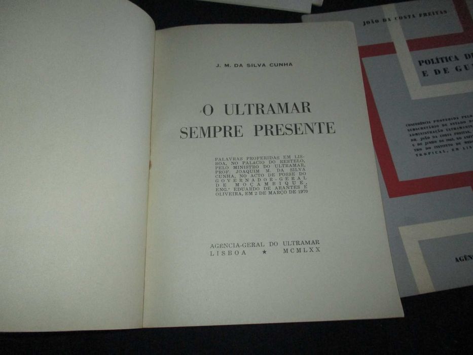 Discursos Silva Cunha Costa Freitas Valy Agência-Geral do Ultramar