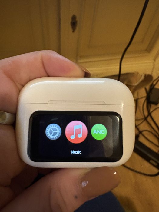 Auriculares com LCD