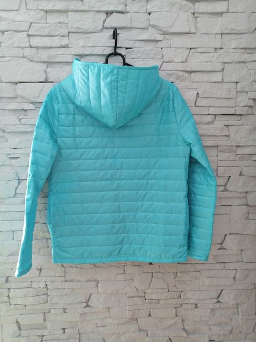 Kurtka pikowana niebieska