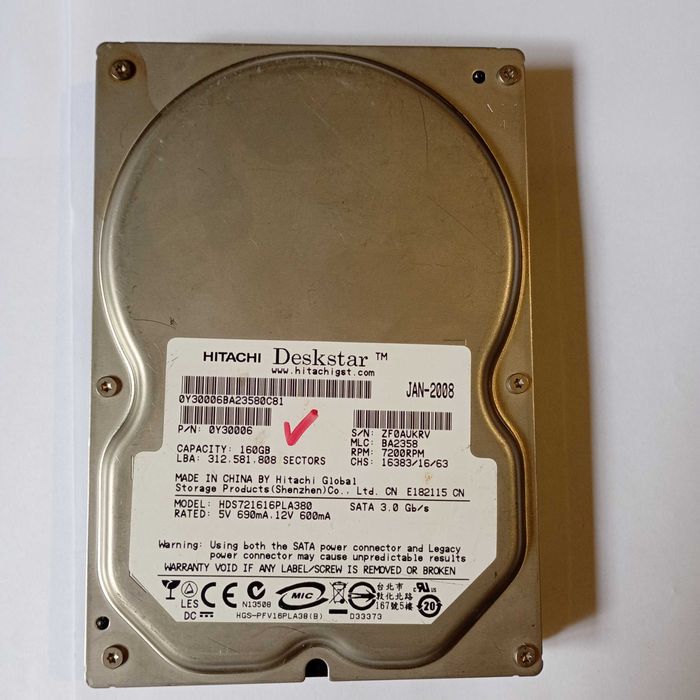 HDD 160Gb para Desktop
