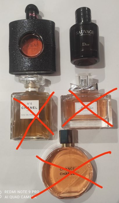 Perfumy 60ml-100 ml.