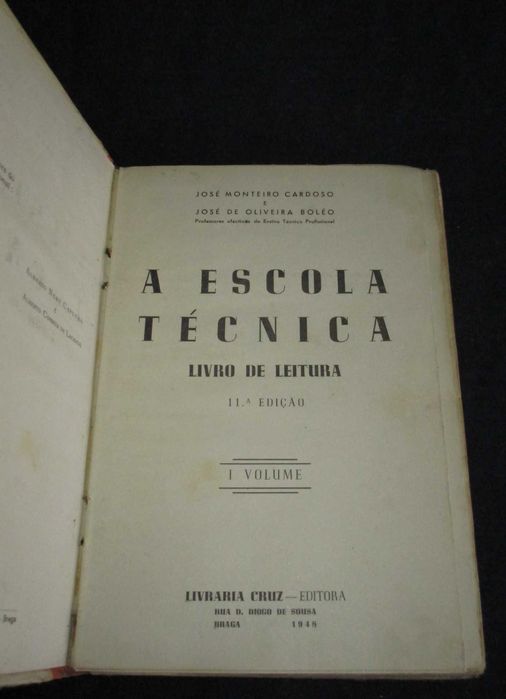 Livros A Escola Técnica Livro de Leitura Volume I e II