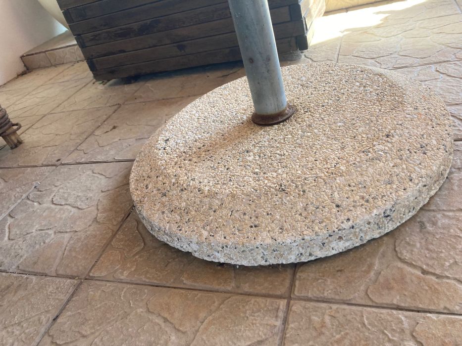 Base pedra guarda sol
