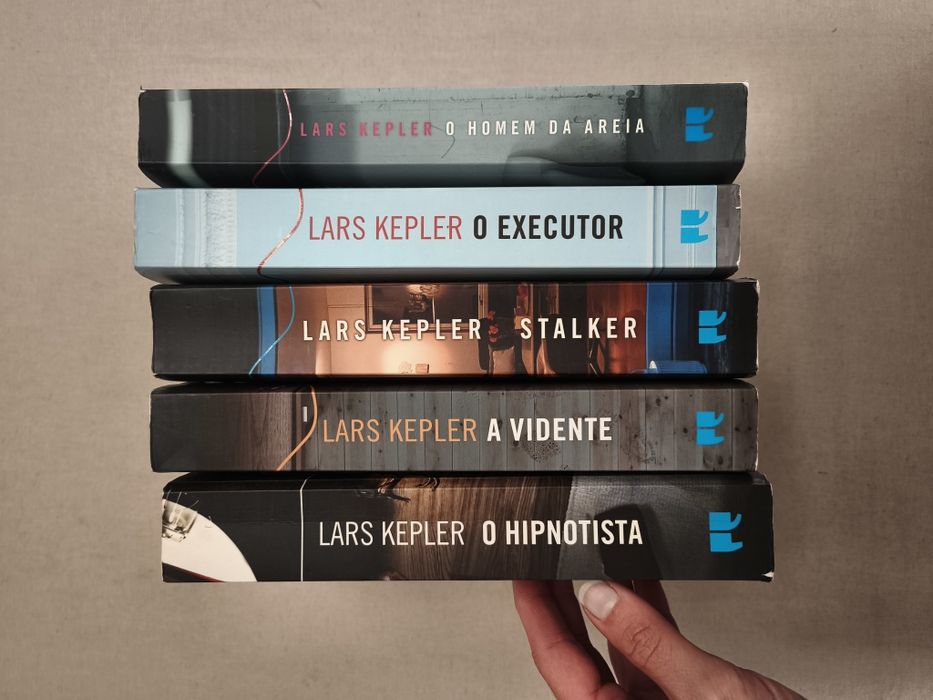Conjunto de 5 livros Lars Kepler