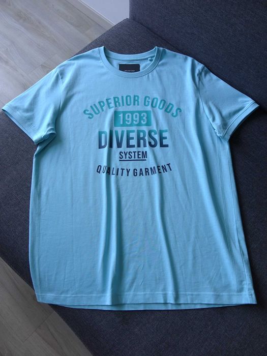 T-shirt męski z nadrukiem Diverse Superior r.XL
