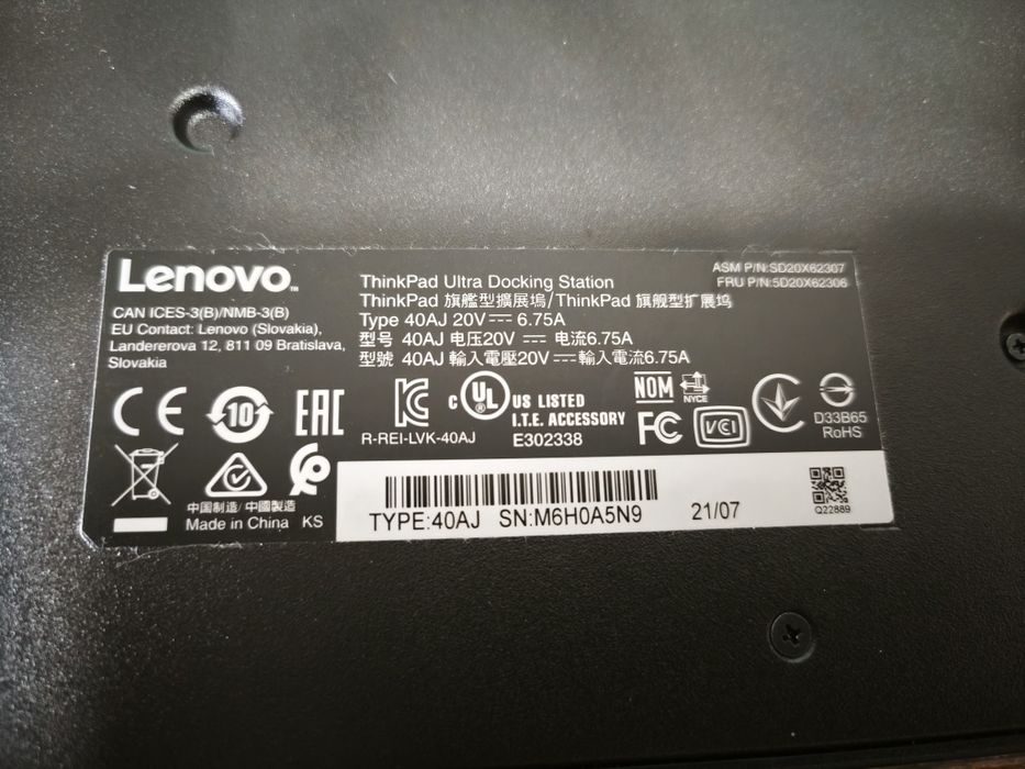 Docking station para Lenovo