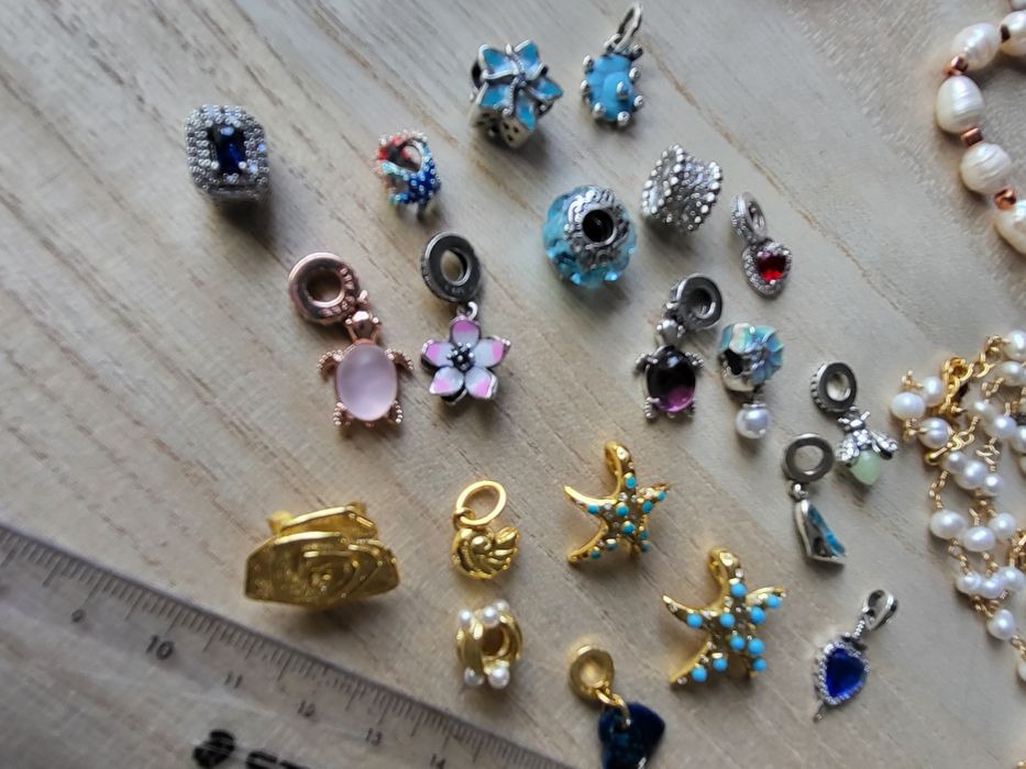 Charms rubinowe serce cudo influenserskie