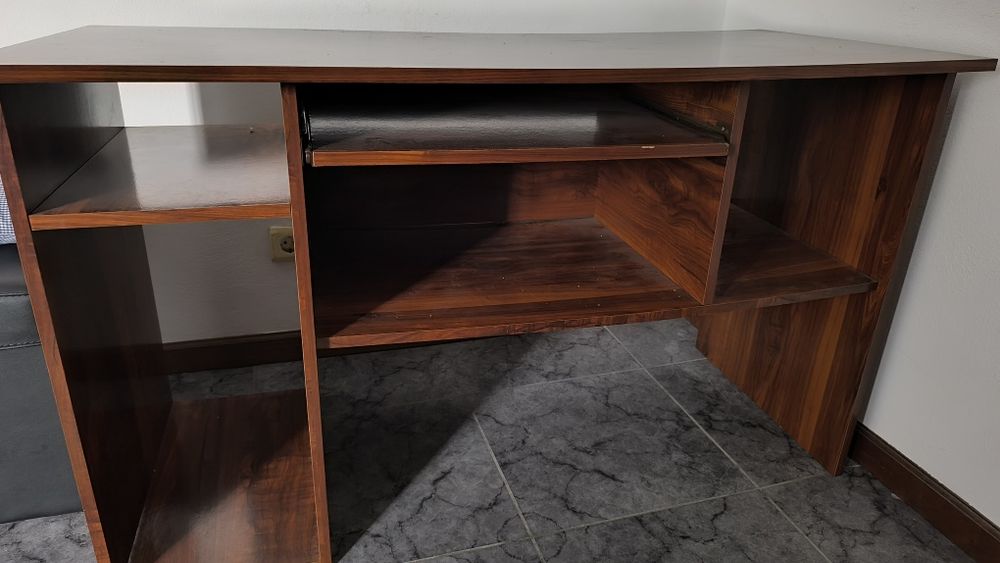 Secretaria com tampa correr para teclado