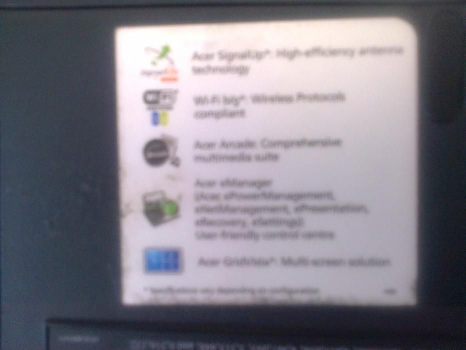 Acer aspire 1644 WLMi