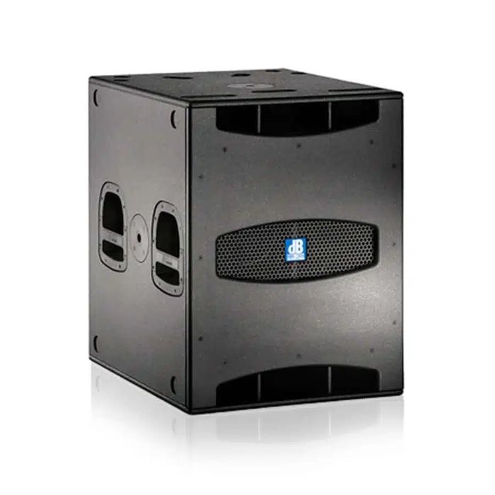 Sistema de som amplificado PA topos e sub graves