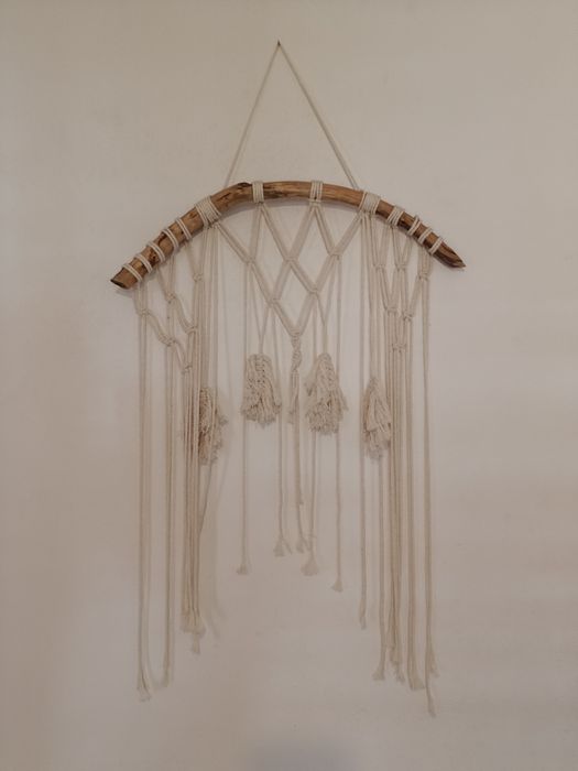 Macramé de parede rústico, estilo Boho Chic