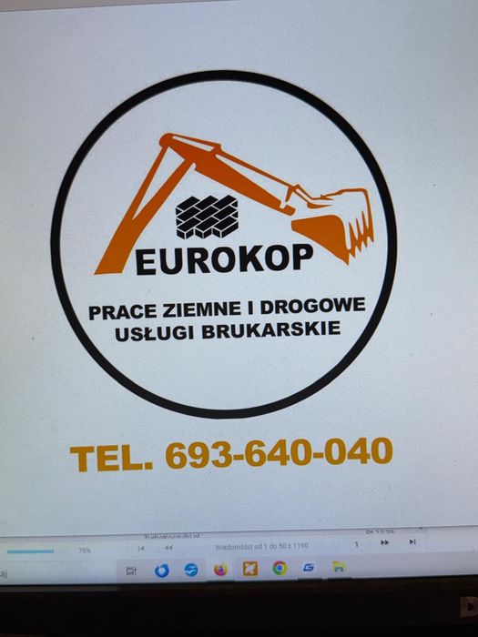 Usługi koparka transport