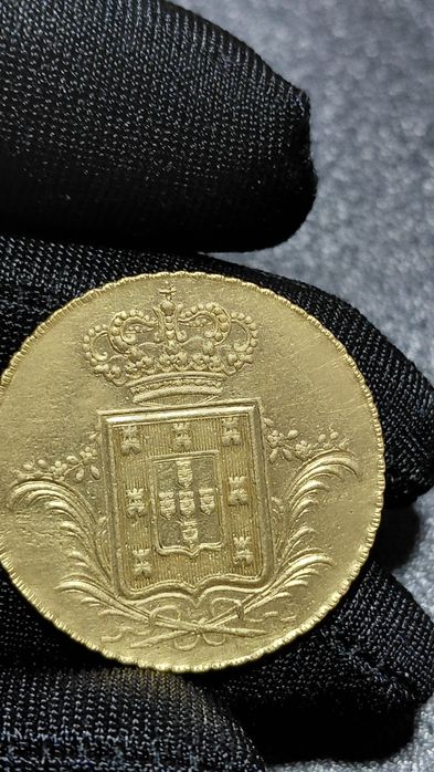 Moeda Ouro Peca D.Miguel I 1830