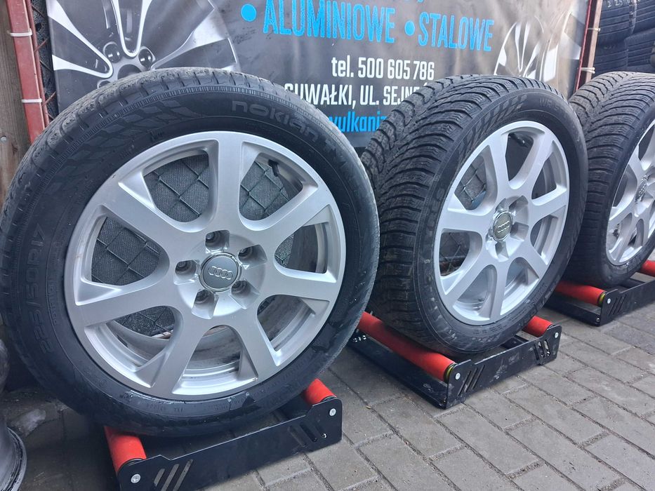 4x koła zimowe R17 5x112 Audi A3 A4 B6 B7 B8 B9 A6 C5 C6 C7 C8 A8 Q5