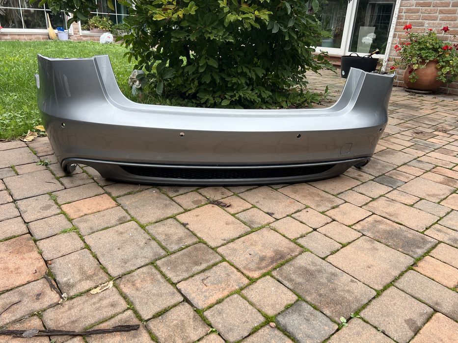 Бампер задній ауді а6с7 S-line