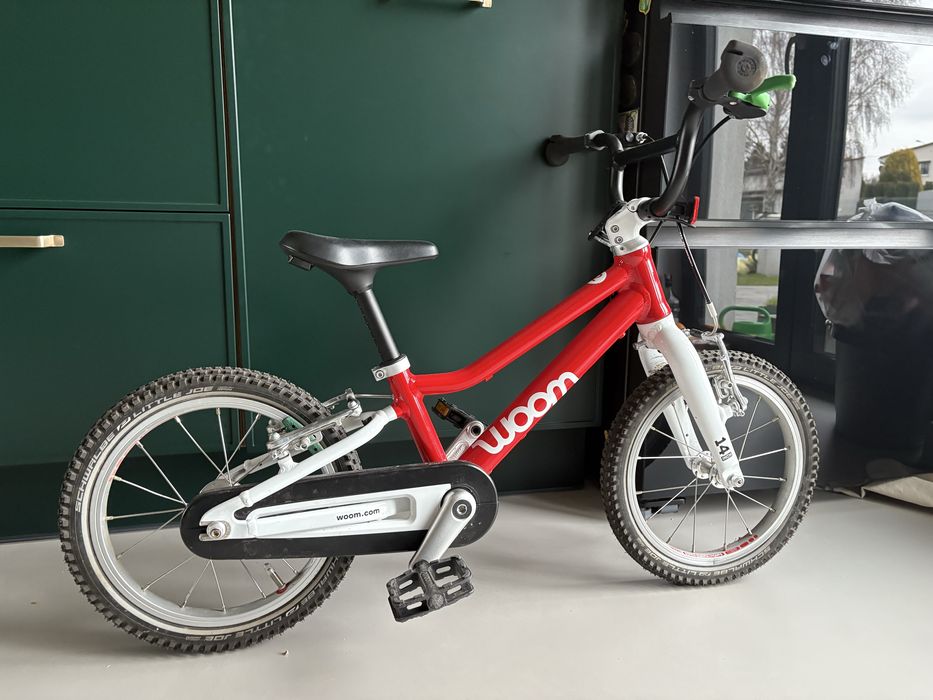 Rower woom 2 w czerwonym kolorze