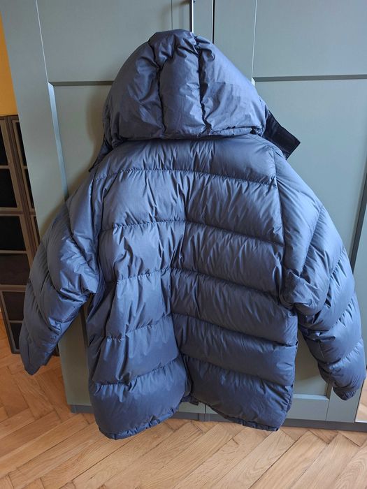 kurtka puchowa gruba, puch gęsi, stan idealny