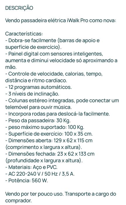 Passadeira Eléctrica