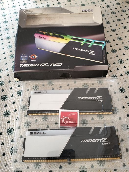Memórias RAM tridentZ neo ryzen
