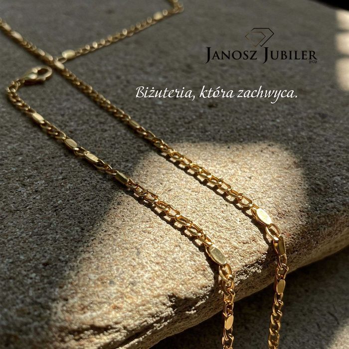 Złote ŁAŃCUSZKI- próby 0,585