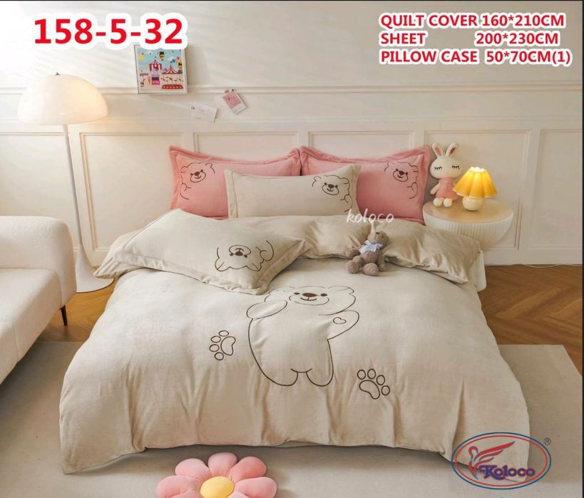 Дитяча велюрова постільна білизна