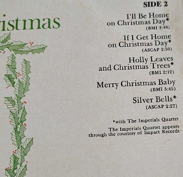 Elvis - The Wonderful World of Christmas , płyta winylowa z roku 1971