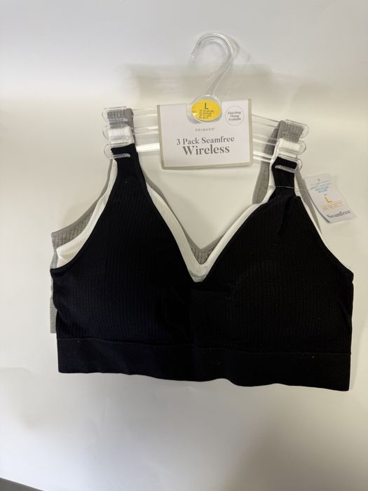 3 pak biustonosz damski sportowy  Primark L rozm