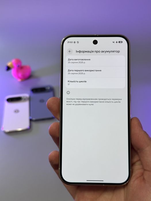 Новий‼️ Google pixel 10 pro 16/256 зелений колір 17 циклів