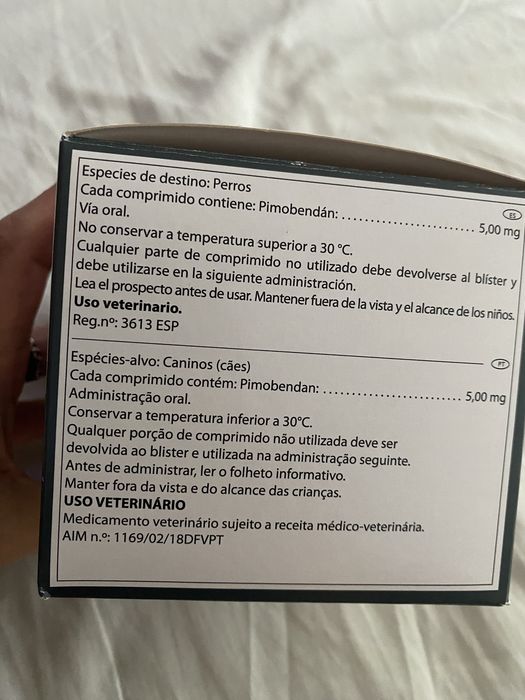 Comprimidos cão Zelys 5mg