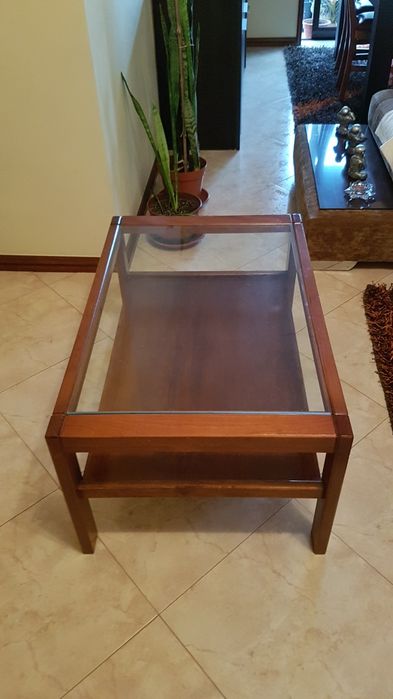 Mesa de centro madeira maciça
