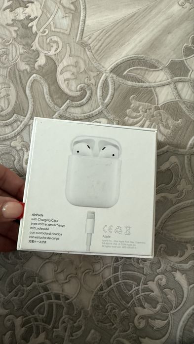Оригинальный коробок Airpods 2