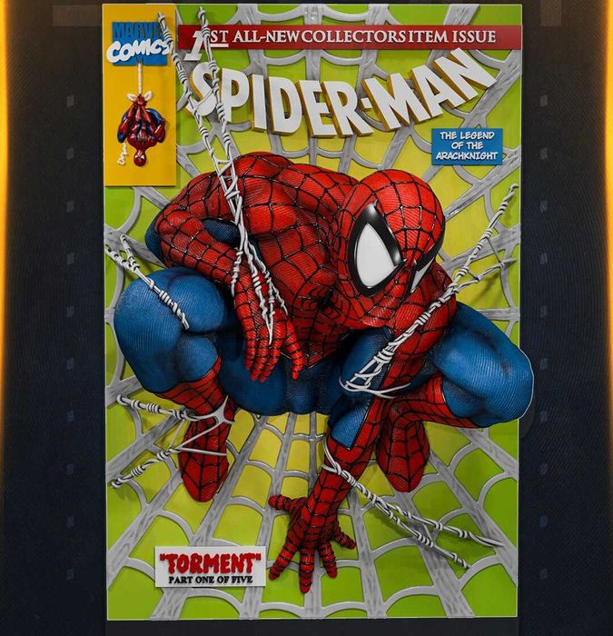 Poster Spider-Man | Impresso em 3D