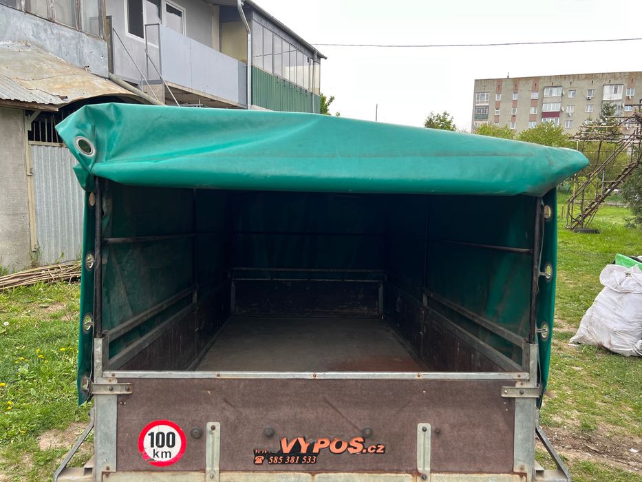 Продам причіп, прицеп, причеп,Vezeko Cargo D 08.2 — 750 кг | Гарний стан | З тентом