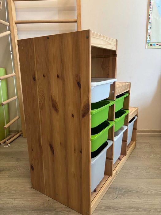Дерев’яний стелаж для іграшок - IKEA TROFAST ТРУФАСТ