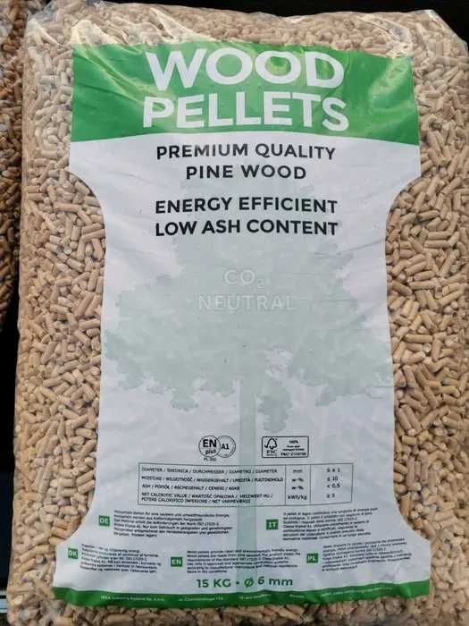 Pellet IKEA Wood Pellets certyfikat En plus A1 - dostawa GRATIS