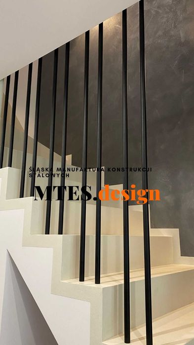 Balustrada wewnętrzna stalowa na wymiar | Nowoczesna | Śląsk