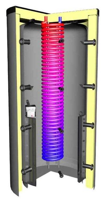 Bufor zbiornik buforowy spiro Alpha Thermotec PSH 600 wężownica CWU