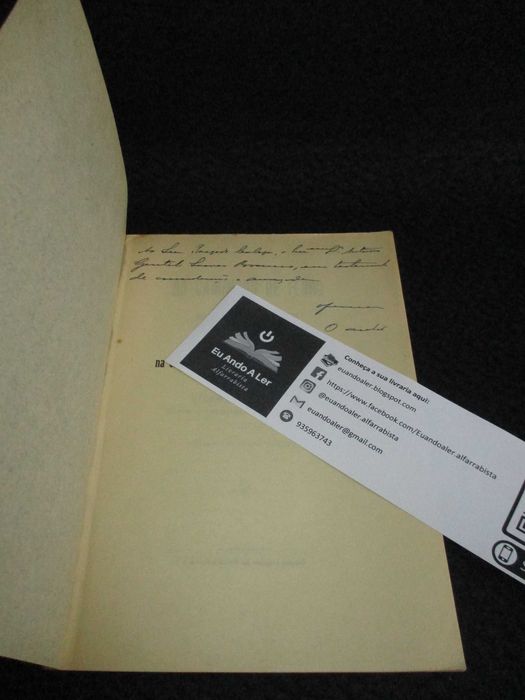 Livro Os Caminhos de Ferro Vicente Ferreira 1934 Autografado