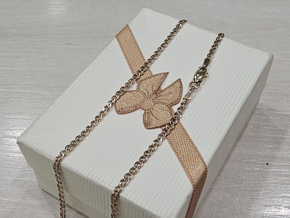 Złoty łańcuszek DAMSKI PR 585