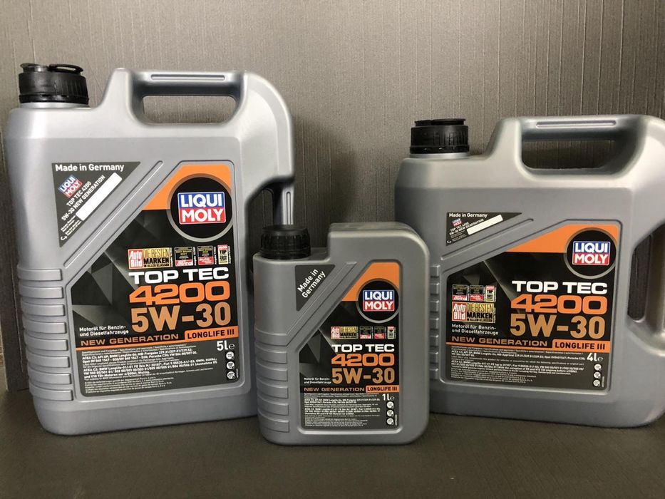 0грн доставка новою поштою Масло 5w30 Liqui Moly 4200 5w30 5л -2999грн/Liqui Moly 4100 5W40 5л -2485грн