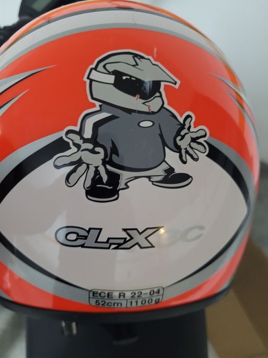 Capacete mota criança
