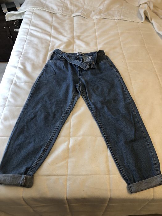 Calça ganga baggy 38 Pull &Bear